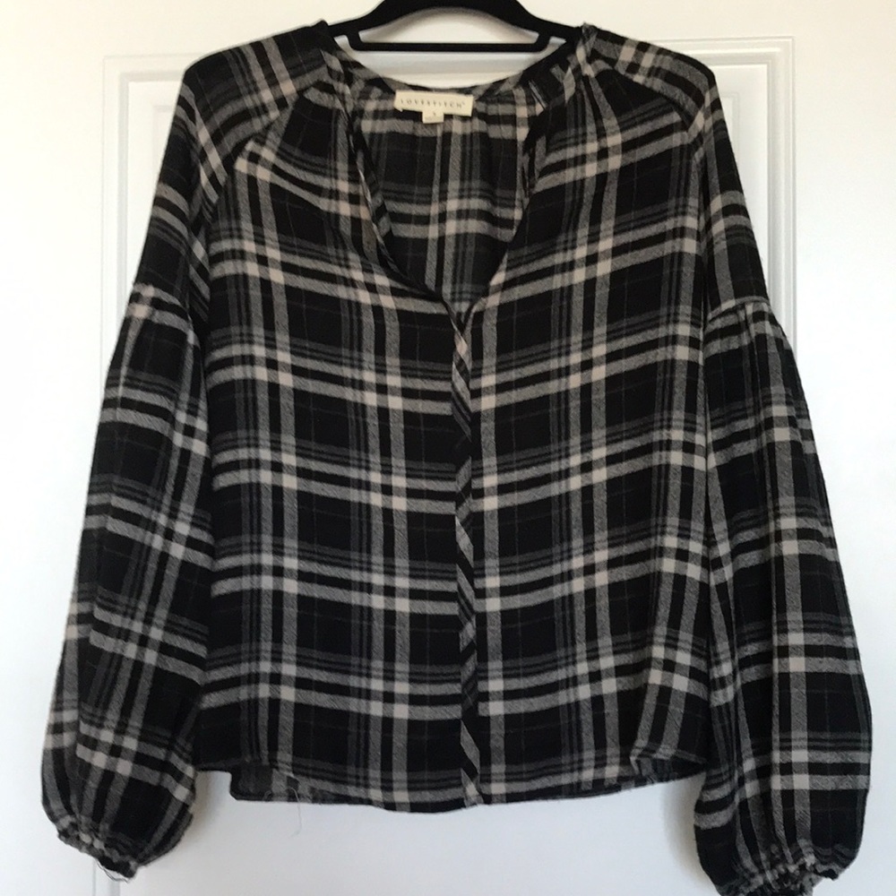 Lovestitch cuffed blouse